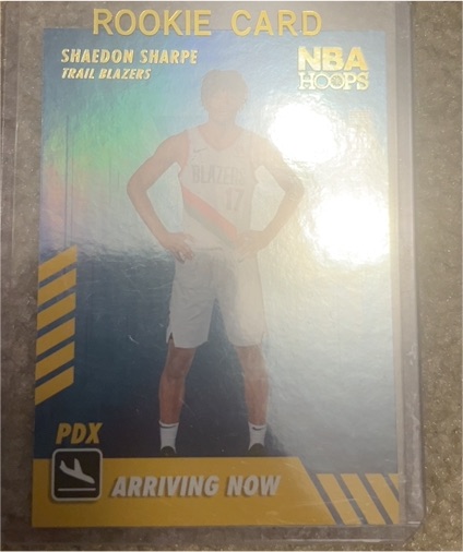 2022-23 Panini NBA Hoops #7 Shaedon Sharpe Arriving Now — front