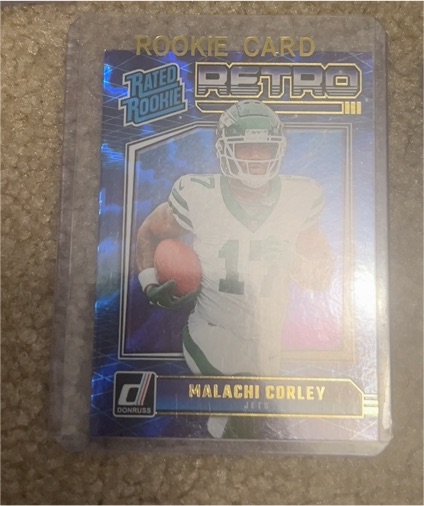 2024 Panini Donruss Rated Rookie Retro #8 Malachi Corley — front