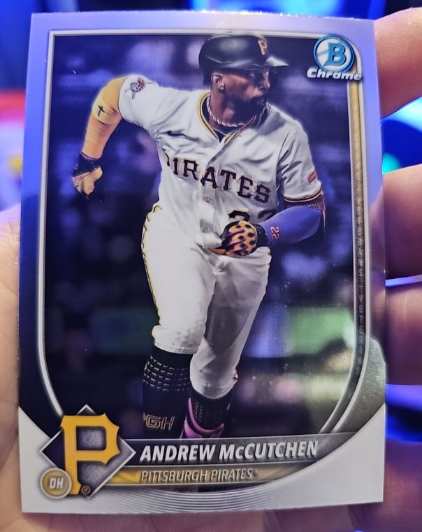 2025 Bowman Chrome #24 Andrew McCutchen — front