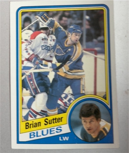 1984-85 Topps #135 Brian Sutter — front