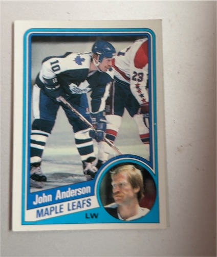 1984-85 O-Pee-Chee #295 John Anderson — front