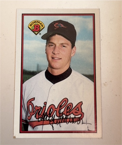 1989 Bowman #18 Brady Anderson — front
