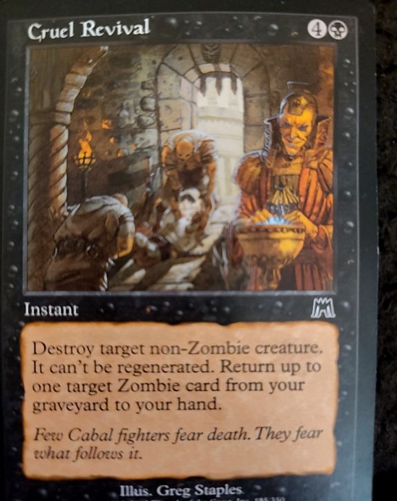 2002 Magic: The Gathering #135 Cruel Revival — front