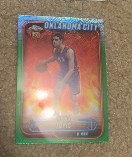2024-25 Topps Chrome #119 Nikola Topic — front
