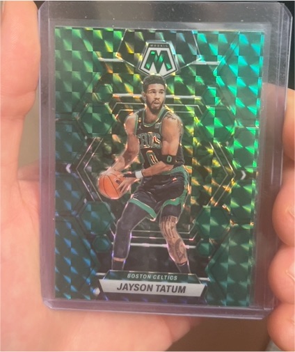 2022-23 Panini Mosaic #31 Jayson Tatum — front