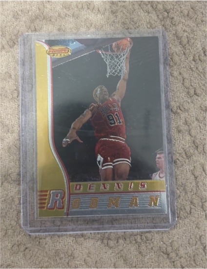 1996-97 Bowman's Best #40 Dennis Rodman — front