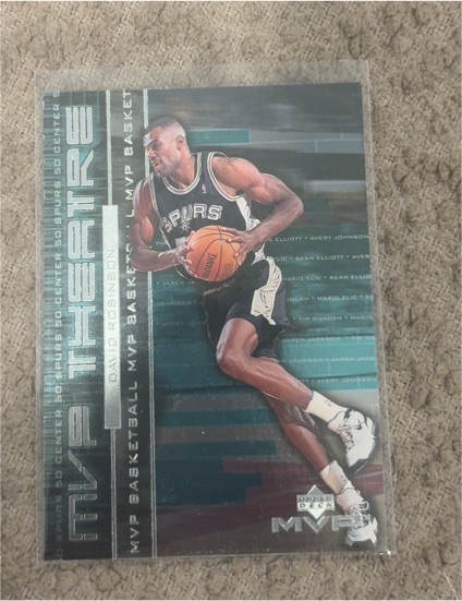 1999-00 Upper Deck MVP #M5 David Robinson — front