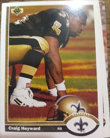 1991 Upper Deck #248 Craig Heyward — front