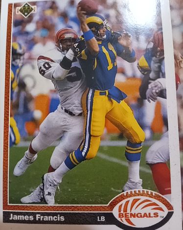 1991 Upper Deck #242 James Francis — front