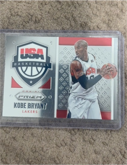 2015-16 Panini Prizm USA Basketball Kobe Bryant Lakers — front
