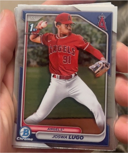 2024 Bowman Chrome #BCP-237 Joswa Lugo — front