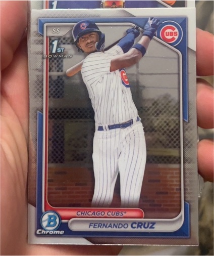 2024 Bowman Chrome #BCP-197 Fernando Cruz — front
