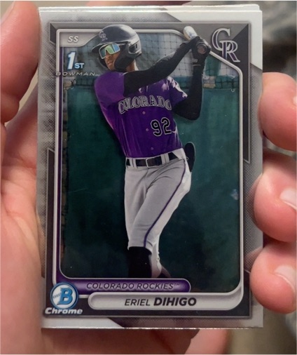 2024 Bowman Chrome #BCP-200 Eriel Dihigo — front