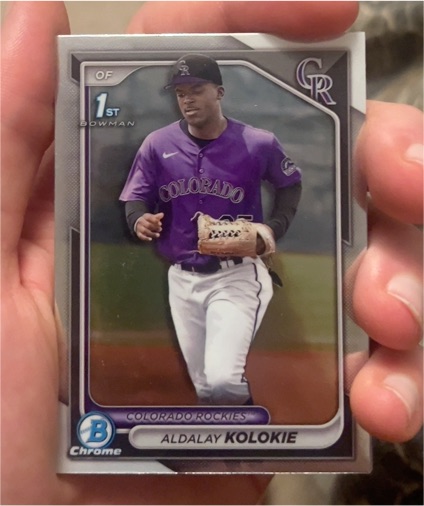 2024 Bowman Chrome Prospects #BCP-173 Aldalay Kolokie — front