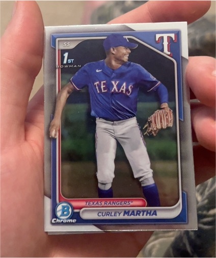 2024 Bowman Chrome #BCP-168 Curley Martha — front