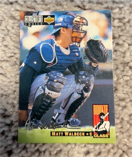 1994 Upper Deck Collector's Choice #670 Matt Walbeck — front