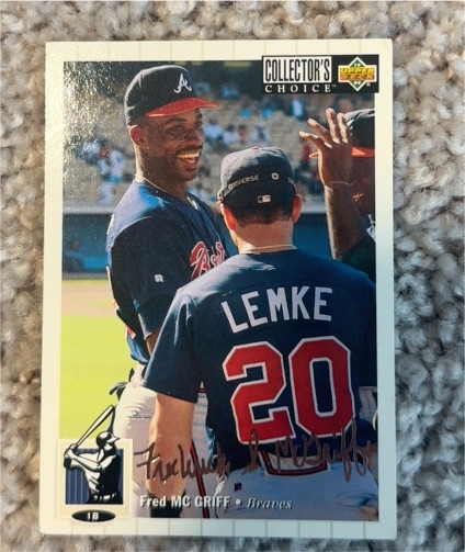 1994 Upper Deck Collector's Choice #197 Fred McGriff — front