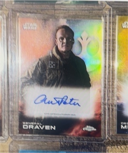 2025 Topps Chrome Star Wars #A-AP Alistair Petrie General Draven — front