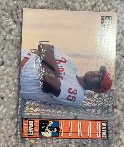 1994 Upper Deck Collector's Choice #22 Wayne Gomes 1993 Draft Picks — front