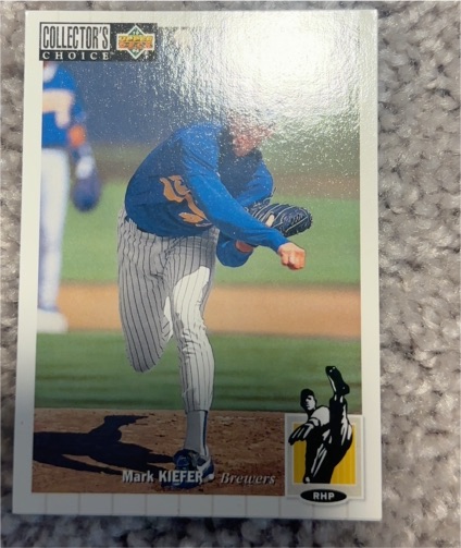 1994 Upper Deck Collector's Choice #161 Mark Kiefer — front