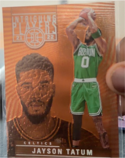 2021-22 Panini Illusions #10 Jayson Tatum Intriguing Players — front