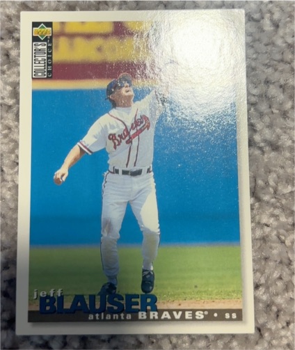 1995 Upper Deck Collector's Choice #168 Jeff Blauser — front