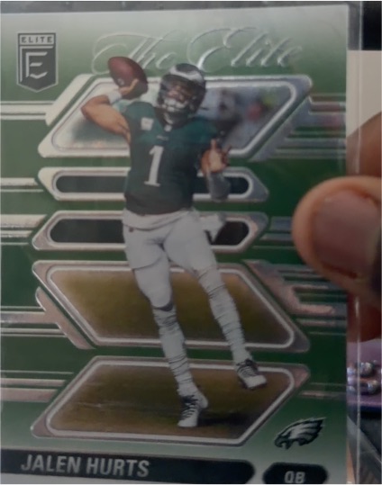2024 Donruss Elite The Elite Green #2 Jalen Hurts — front