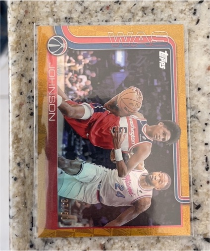 2025-26 Topps #99 AJ Johnson — front