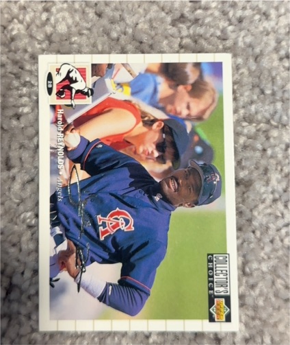 1994 Upper Deck Collector's Choice #384 Harold Reynolds — front