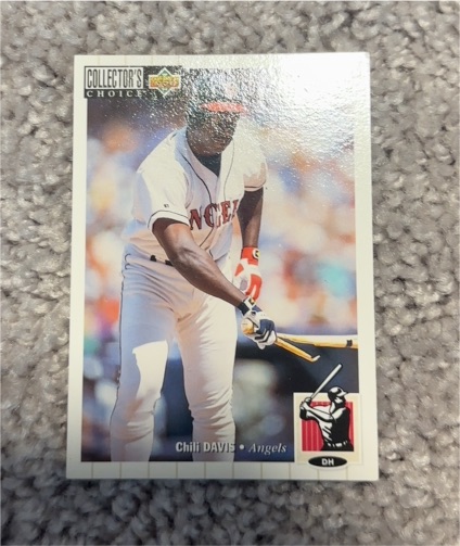 1995 Upper Deck Collector's Choice #101 Chili Davis California Angels — front