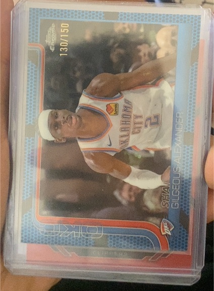 2025-26 Topps Chrome #130 Shai Gilgeous-Alexander — front