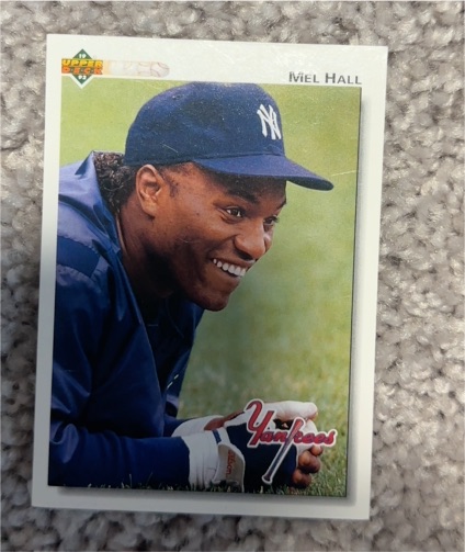 1992 Upper Deck #291 Mel Hall — front