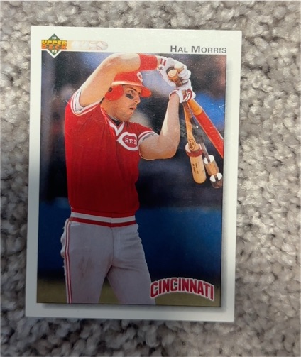 1992 Upper Deck #121 Hal Morris Cincinnati Reds — front