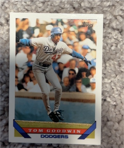 1993 Topps #228 Tom Goodwin — front