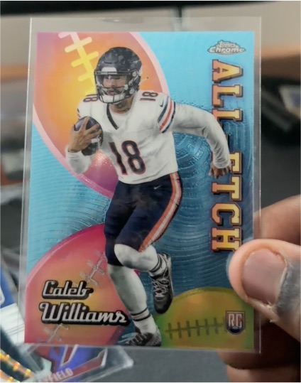 2024 Topps Chrome All-Etch #CAE-CW Caleb Williams — front