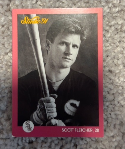 1991 Leaf Studio #33 Scott Fletcher — front