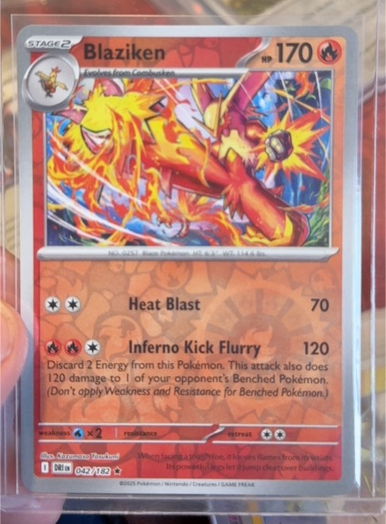 2025 Pokémon #042 Blaziken — front