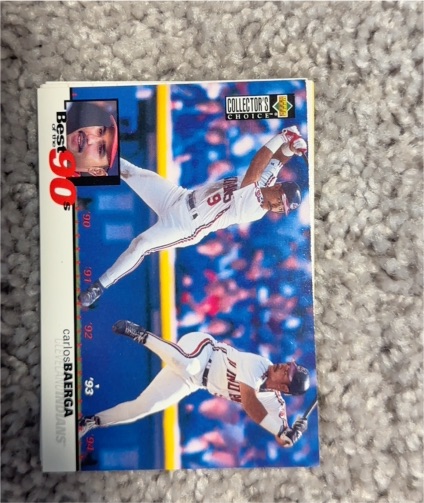 1994 Upper Deck Collector's Choice #33 Carlos Baerga — front