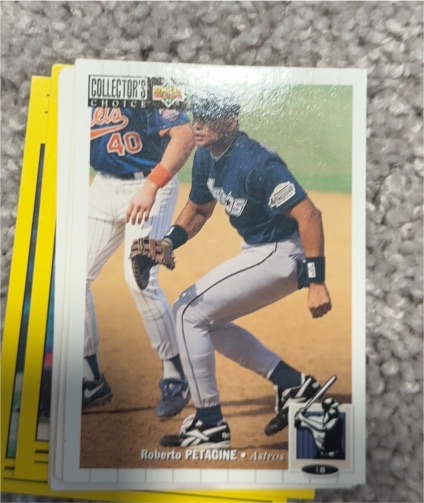 1994 Collector's Choice #581 Roberto Petagine Astros — front