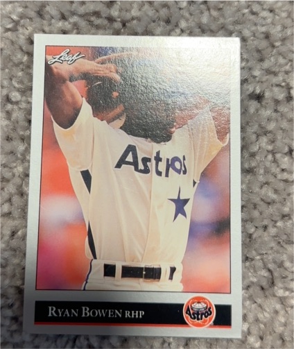 1992 Leaf #385 Ryan Bowen — front