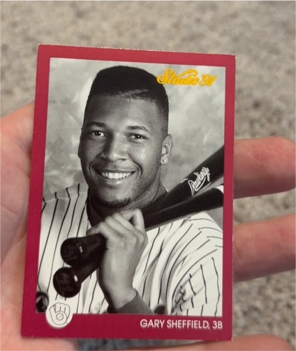 1991 Leaf Studio #76 Gary Sheffield — front