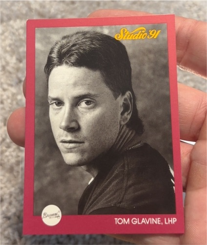 1991 Leaf Studio #145 Tom Glavine — front