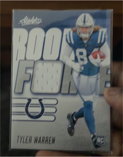 2025 Panini Absolute #RF-TWN Tyler Warren Rookie Force — front