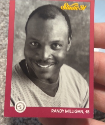 1991 Studio #7 Randy Milligan — front
