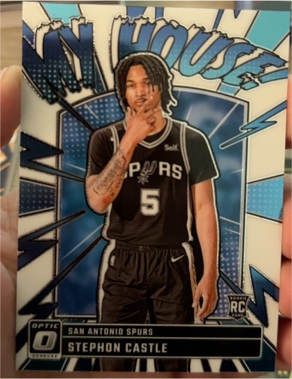 2024-25 Donruss Optic #16 Stephon Castle My House — front