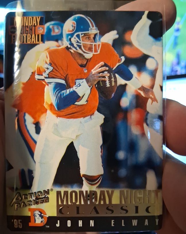 1995 Action Packed Monday Night Football #108 John Elway — front