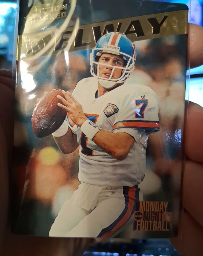 1995 Action Packed Monday Night Football #58 John Elway — front