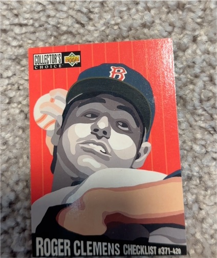 1994 Upper Deck Collector's Choice #322 Roger Clemens — front