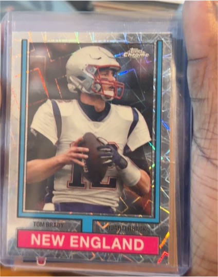 2024 Topps Chrome 1974 Topps Football #74TF-16 Tom Brady — front