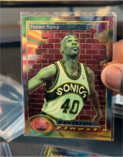 1993-94 Topps Finest #123 Shawn Kemp — front
